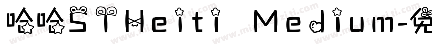 哈哈STHeiti Medium字体转换